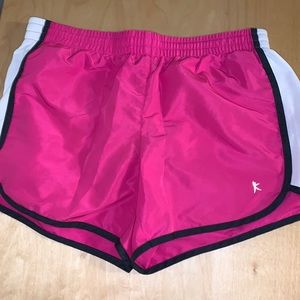 Pink athletic shorts
